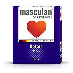 masculan® Het condoom - DOTTED 3 stuks