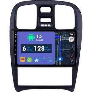 RoverOne Autoradio GPS voor Hyundai Sonata EF 2001-2012 Carplay Android Auto Stereo Hoofdeenheid Bluetooth WiFi Radio Speler Sat Navigatie