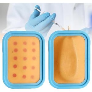 2 stuks Venapunctie IV-injectietrainingspadmodel, Venapunctie IV-injectietrainingspad, injectieoefenpad, menselijk huidtrainingsmodel for geneeskundestudenten, verpleegkundigen en artsen.