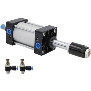 SBSSYVLMV Standaard cilinder, 80 x 250 – 50 cm, binnendiameter 80 mm, dubbel effect, hefhoogte verstelbaar van 200 tot 250 mm, grote schuif (SCJ80 x 250-50 en SL)