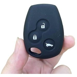 Sleutelbehuizing Siliconen Autosleutel Shell Cover Case Protector Houder Huid Voor Stofdoek Voor Logan Voor Fluence Voor Clio Voor Vivaro 3 Knop Sleutel Autosleutelhoesje(5)