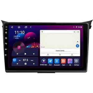 Android 14 GPS Navigation Stereo voor Hyundai I30 2011-2017 9 Inch 2 Din Car Stereo Radio met CarPlay AHD Omgekeerd beeld Bedieningselementen op het stuur Bluetooth(S1 1G+32G)