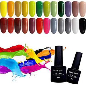 Warm Girl Kies een 12 kleuren Gel Nagellak nail gel nail art polish voor gelnagels Losweken uv gel