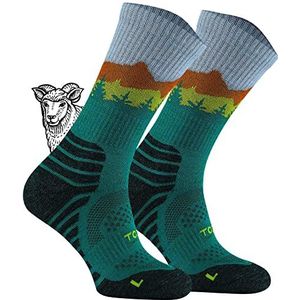 TODO BP Merino Wandelsokken voor heren, dames en kinderen, trekkingsokken van merinowol, ademend, anti-blaren, geproduceerd in de EU, 35-38 EU