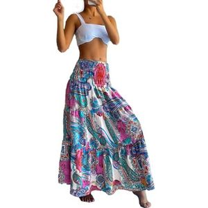 yk8fass Een elastische rok bk-3528, Blauw, S