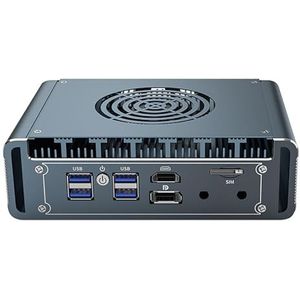 KINGDEL Firewall Micro Appliance, i7-1365U 4-core 12MB Smart Cache 32 GB DDR4 RAM 1 TB NVMe SSD Mini Computer HD/DP ondersteunt 8K 4 x 2,5 GbE I226-V LAN-sleuf SIM 4 USB3.0