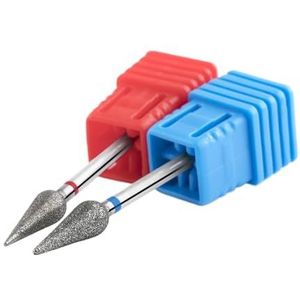 Nagelboortjes, Nagelboorset for manicure, diamantfrees, 4 stuks for elektrische nagelboor, manicure en pedicure, nagelvijlaccessoire(Tp 266 050r)