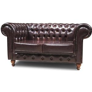 Chesterfield Noleather | 2 zits bank My Chesterfield | NAL Antiek Bruin