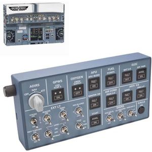 SHOYDID - Rowsfire A106 Pro - Overhead Paneel - Backlit Edition - Voor MSFS 2020/2024