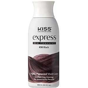 Kiss Express Color Semi-permanent zwart 3,5 oz van Kiss Express