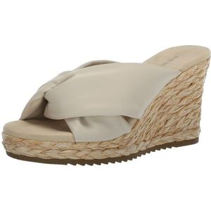 Anne Klein Dames Winnie Espadrille Wedge Sandaal, Wit, 36 UK, Wit, 39 EU