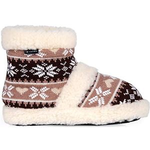 ESTRO Unisex Puur Schapenwol Warm Wol Pantoffels Boots Schapenvacht B03 (42/43, Beige)