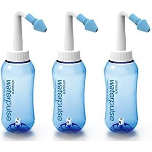 Waterpulse 3 x neusdouche 300 ml YT-300 Neti Pot Hydro neusreiniging voor volwassenen en kinderen