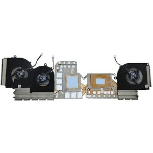 CPU+GPU-koelventilator voor MSI Creator Z16 A11UET MS-1571-serie BS5405HS-U4W BS4505HS-U5C 1571-G-CCW
