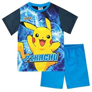 Pokemon Jongens Pyjama's Pikachu Blauw 104