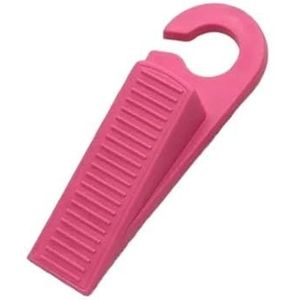 Deurstopwiggen, Deurstopper Haaktype Wig Voorkomt Buitensluitingen Deurklemstopper Deurspleet Muurbeschermer(1pcs Red)