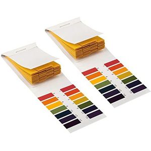 2 Set 160 Strips 1-14 PH Litmus Paper Ph Test Strips Water Cosmetics Soil PH Test Paper Strips with Control Card