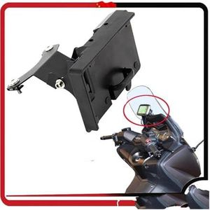Navigatiebeugelbord GPS Voor TMAX 530 Voor T-MAX 530 Voor TMAX530 2017 2018 2019 Motorfiets Navigatie Bracket Mount Telefoon GPS Houder Draadloos Opladen Navigatie beugel(Wireless charging B)