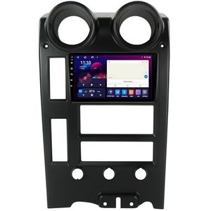 Android 14 GPS Navigation Stereo voor Hummer H2 2002-2007 9 Inch 2 Din Car Stereo Radio met CarPlay AHD Omgekeerd beeld Bedieningselementen op het stuur Bluetooth(S5 6G+128G)