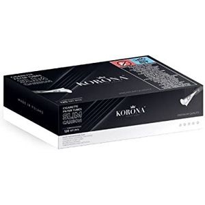 Korona Slanke hulzen Carbon 5x120 stuks