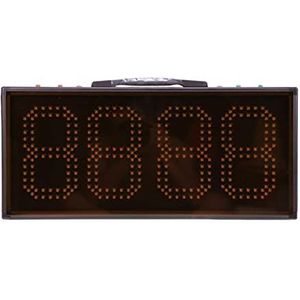 Scorebord met timerklok, Elektronisch digitaal scorebord Elektrisch LED-scorebord for voetbalvolleybal, op batterijen werkend draagbaar tafelblad Elektronisch scorebord, afteltimer en score for games