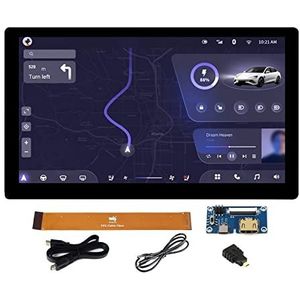 7inch IPS Display 1024 × 600 Resolution Integrated Thin And Light Touch Screen for Raspberry Pi,Jetson Nano,Windows PC,Support Windows/Linux/Android System,170° Wide Viewing Angle