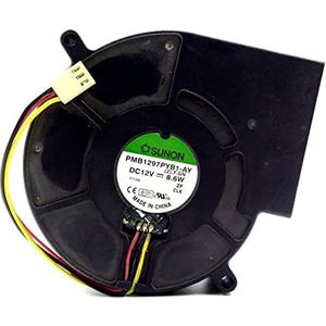 Orginal 9733 fan PMB1297PYB1-AY (2).F 12V 8.6W 3pin Blower turbo fan