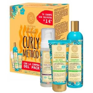 Curly Oblepikha - Shampoo - 400 ml - Rijstgel - 200 ml - Espuma Moldadora - 170 ml