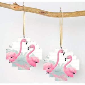 Bouwsteenpuzzel zuigtablet bouwstenen roze flamingo bouwstenen stenen puzzel voor volwassenen 3D micro bouwstenen zuigtablet kerstboom ornament grappige geschenken voor vriend familie