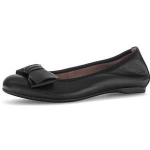 Gabor Klassieke ballerina's voor dames, zwart 27, 41 EU