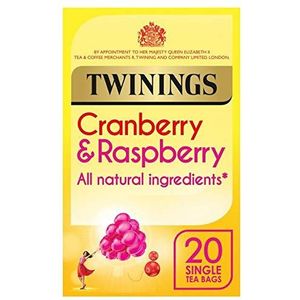 Twinings Thee 4 verpakkingen van 20 (Cranberry & Raspberry)