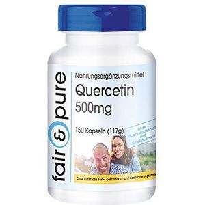 Fair & Pure® - Quercetine 500mg - hoge dosering - vegan - 150 quercetine capsules