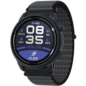 COROS PACE 2 Premium GPS-sporthorloge met nylon band, hartslagmeter, 30 uur volledige GPS-batterij, barometer, ANT+ & BLE-verbindingen, Strava, Stryd & Training Peaks (marine - nylon band)