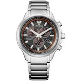 Citizen Herenhorloge, chronograaf Eco-Drive, titanium, Zwart, Armband