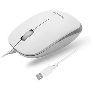 Macally XMOUSE muis Ambidextrous USB Type-A Optisch 1200 DPI