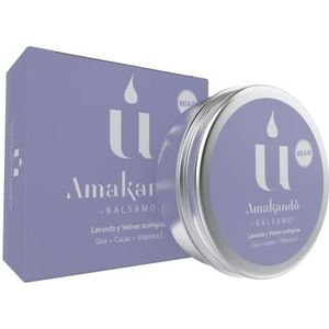 Balsamo vochtinbrengende lavendel - balsem om te slapen met vetiver lavendelolie en vitaminen - ecologische ingrediënten - kinderen - volwassenen - zwangerschapsmenopauze - Amakandu