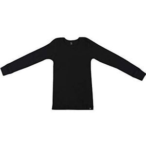 DILLING Merino shirt met lange mouwen - Bio thermo onderkleding Zwart 110-116