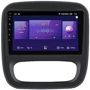 Android 11 Auto GPS Multimedia Scherm Radio Stereo Audio Speler Voor Renault Trafic 3/Opel Vivaro B 2014 2015 2016 2017 2018, Auto GPS Navigatie Multimedia Accessoire