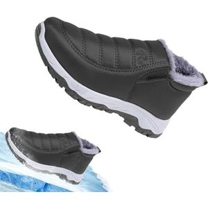 Enkellaarsjes - Warme waterbestendige winterlaarzen | Met bont gevoerde instaplaarzen, enkellaarzen voor middelbare leeftijd en ouderen, winterlaarzen voor koppels, dames en heren Bseid