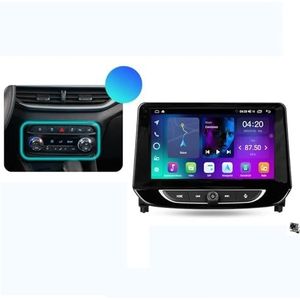 ZWCLSH Autoradio Stereo Compatibel met Chevrolet Tracker 4 2019-2022: Upgrade 5G-Wifi 9"" QLED Touchscreen Head Unit - Draadloze Carplay Android Auto BT 5.0 GPS RDS DSP FM SWC Backup Camera, B,1NF