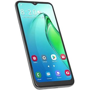 Ontgrendelde Smartphone, 5G-netwerk GPS 6GB RAM Smartphone 5000mAh-batterij met Adapter voor Werk (EU-stekker)