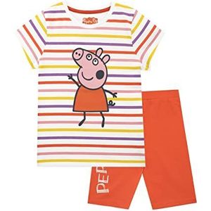 Peppa Pig Meisjes T-shirt en korte set Peppa Veelkleurig 92