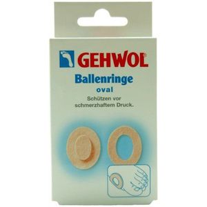 GEHWOL Ballenringen ovaal, 6 stuks, vilt