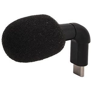 Mini Flexibele Microfoon Videomicrofoon Microfoon Type C-stekker Smartphone Video Minimicrofoon Mobiele Telefoon Omnidirectioneel Hoge Gevoeligheid 90° Hoek Plug and Play-microfoon