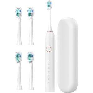 Elektrische tandenborstel - oplaadbare 40000 VPM diep schoon 6 modi reisetui snel opladen laatste 180 dagen tandenborstel - elektrische tandenborstel voor volwassenen voor volwassenen