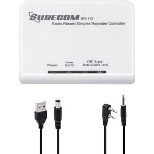 Mcbazel Surecom SR-112 Simplex Cross Band Repeater Controller met K-aansluiting en kabel 46-K voor Kenwood PUXING WOUXUN QUANSHENG
