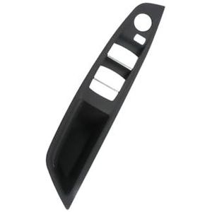 deurklink auto interieur Voor BMW F10 F11 5-serie LHD RHD Interieurdeurgreep Armsteunpaneelafwerking Zonder Spiegelvouwknop Deurklink auto binnendeurgreep(RHD Black)