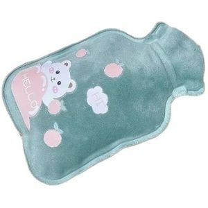 Warmwaterkruik 2 stuks cartoon hand po warmwaterkruik mini warmwaterflessen draagbare handwarmer meisjes zak handen voeten warm water zakken warm water zak (XX)