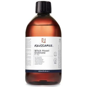 Naissance Gedistilleerde Toverhazelaar (Nr. 702) 450ml - Distilled Witch Hazel - Natuurlijk, Veganistisch - Reiniging & Toning - voor Aromatherapie en Huidverzorging