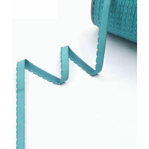 BH-band elastiek 3/8"" 1/2"" 5/8"" 10mm 13.0mm 15mm Pluche schouderband Ondergoed Lingerie Naaiwerk Afwerking 2 5 10 Yard-Deep Lake-10mm-2 Yards